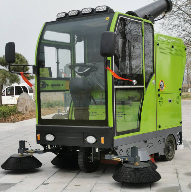 泰安道路清洁广泛应用电动环卫清扫车